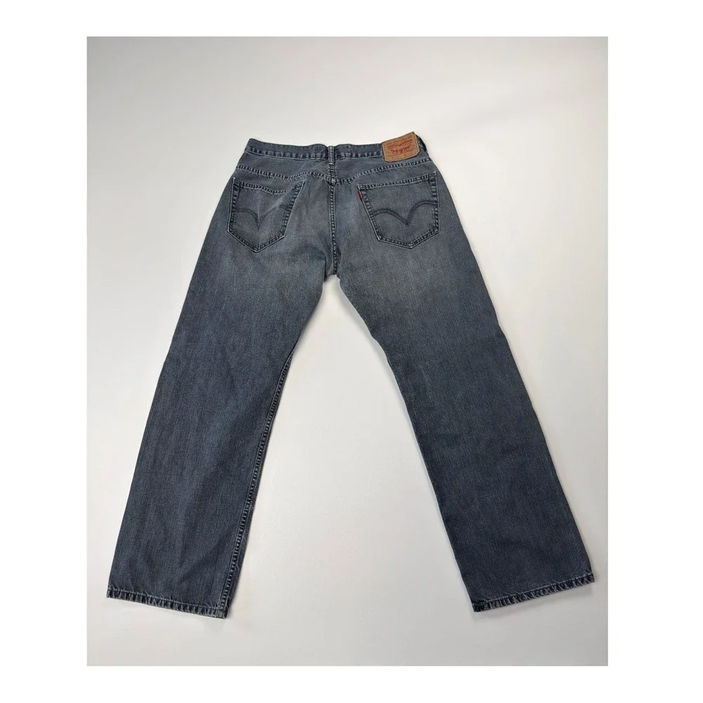 Levi's 569 Loose Straight Jeans Mens 32x32 Blue Denim Mid Wash Good